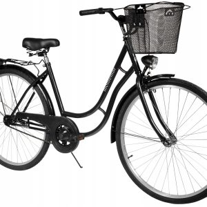 Rower Retro Damski Damka Męski Miejski Montemar 26 Czarny Polski producent